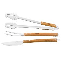 Kit Churrasco 3 Peças Tramontina 26599001 Madeira Natural