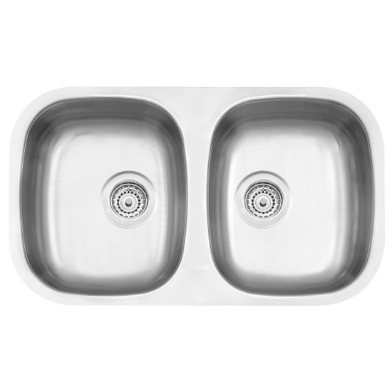 Cuba de Embutir Tramontina Prime Isis 2C 34 BL em Aço Inox Acetinado 76 x 44 cm