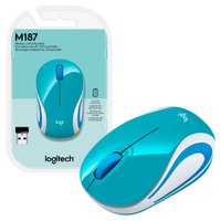 Mouse Logitech M187 Wireless Azul