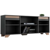 Conjunto Benevello Rack Com Estante Em MDP Retrô Quiditá