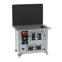 Fogão a Lenha N 2 Gab Imperador Vitreo Inox com Tampa