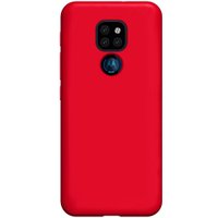 Capa Protetora De Silicone Y-Cover Liquid Vermelha Motorola Moto G9 Play