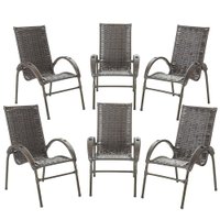 6 Cadeiras Cravo - Pedra Ferro