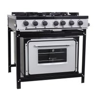 Fogão Venâncio de 4 Bocas com Forno Linha Bravo Baixa Pressão Br4bf