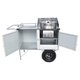 Carrinho Algodão Doce Cefaz Branco com Guarda Sol BL36P-GS