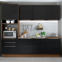 Cozinha Completa Madesa Lux com Armário e Balcão 7 Portas 3 Gavetas