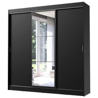 Guarda-Roupa Casal Madesa Istambul 3 Portas de Correr com Espelho 3 Gavetas