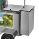 Carrinho de Água de Coco Cefaz Inox Rodas Pneumáticas e Toldo L22P/T