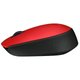 Mouse Logitech M170 Vermelho e Preto Wireless