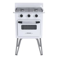 Fogao 2 Bocas Venax Gemini Vetro Gas GLP Branco