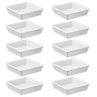 Kit 10 Molheiras Porta Molho Shoyu 50ml Utensilio Japonês Sushi Uno Coza Branco