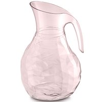 Jarro De Plástico Com Alça 2,3L Jarra Tango Para Água E Suco Rosa Translúcido UZ