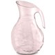 Jarro De Plástico Com Alça 2,3L Jarra Tango Para Água E Suco Rosa Translúcido UZ
