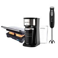 Kit Cadence Black - Cafeteira - Grill - Mixer