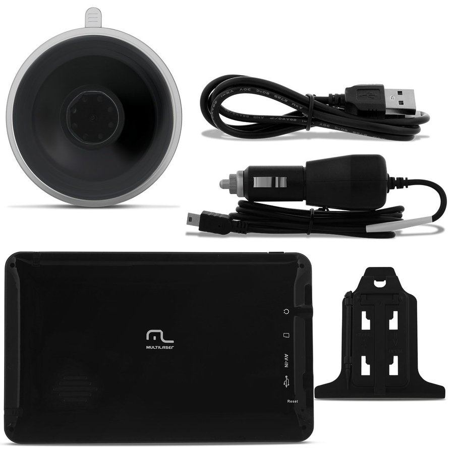 GPS Automotivo Multilaser Tracker GP034 4,3 Pol TV Digital Alerta Radar