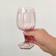 Conjunto 6 Taças Para Água Tomar Suco 350ml Poliestireno UZ Samba Transparente Rosa
