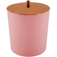 Lixeira Multiuso 5 Litros com Tampa Pegador Rosé Gold Rosa