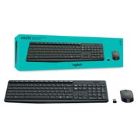 Kit Teclado e Mouse Logitech MK235 Wireless, ABNT2