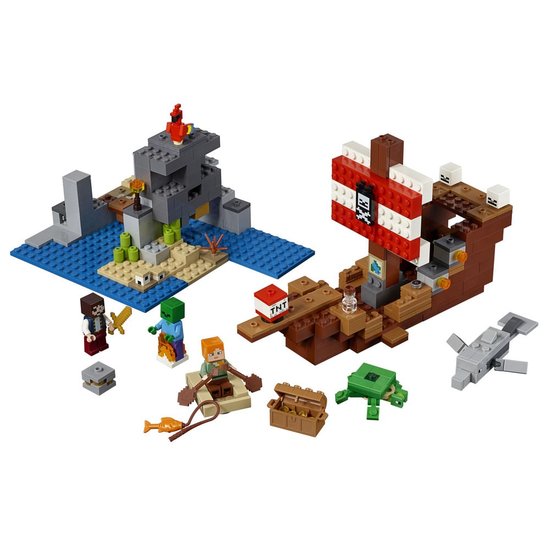 LEGO Minecraft - A Aventura do Barco Pirata