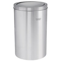 Lixeira Inox Tramontina Swing Scotch Brite e Tampa Basculante 12 Litros