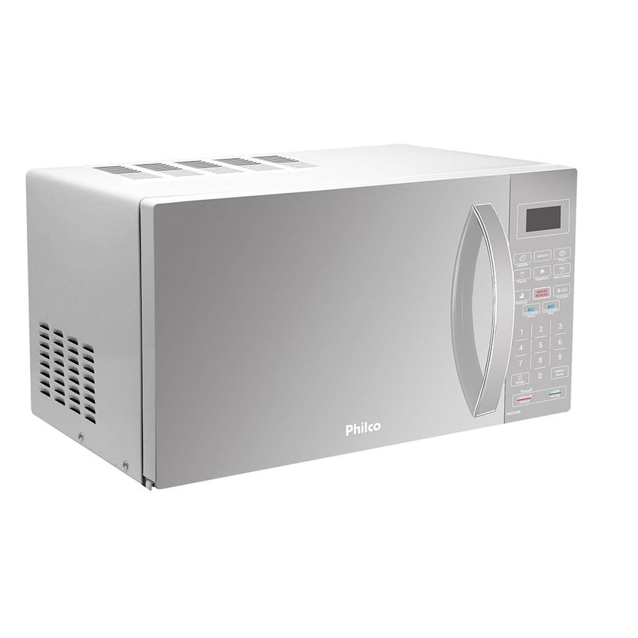 Microondas Philco 26L 1400W Espelhado Branco 220V PMO26EB