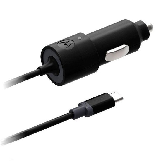 Carregador Veicular Motorola Turbo Power 15w USB-C - Preto
