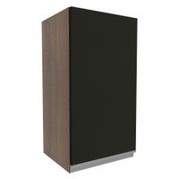 Armário de Cozinha Aéreo 35 cm 1 Porta Rustic/Preto Glamy Madesa