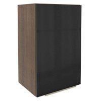 Armário Aéreo Madesa Lux 40 cm 1 Porta - Rustic/Preto