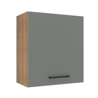 Armário de Cozinha Aéreo 60 cm 1 Porta Rustic/Cinza Agata Madesa