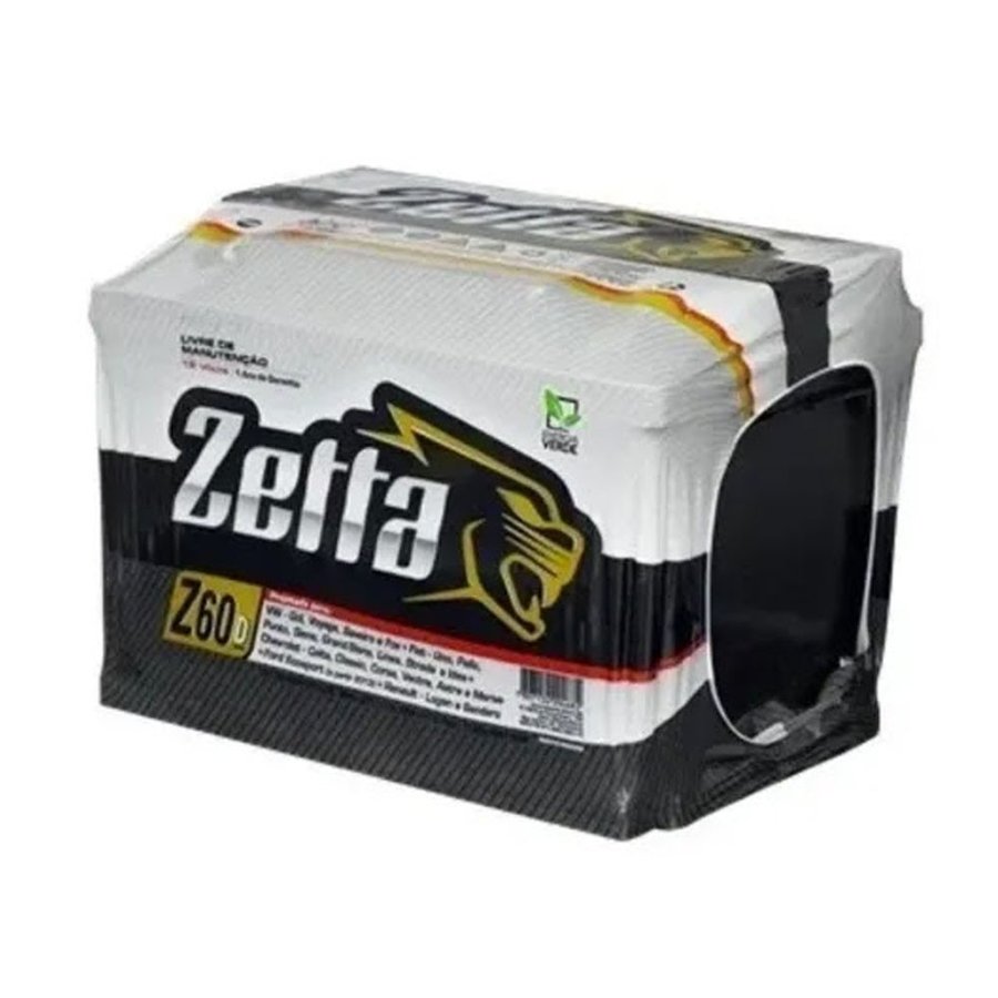 Bateria Automotiva Zetta 50AH Z50D MGE
