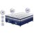 Conjunto Cama Box King de Molas Ensacadas D33 Cama inBox Select Firme 193x203x70 Azul