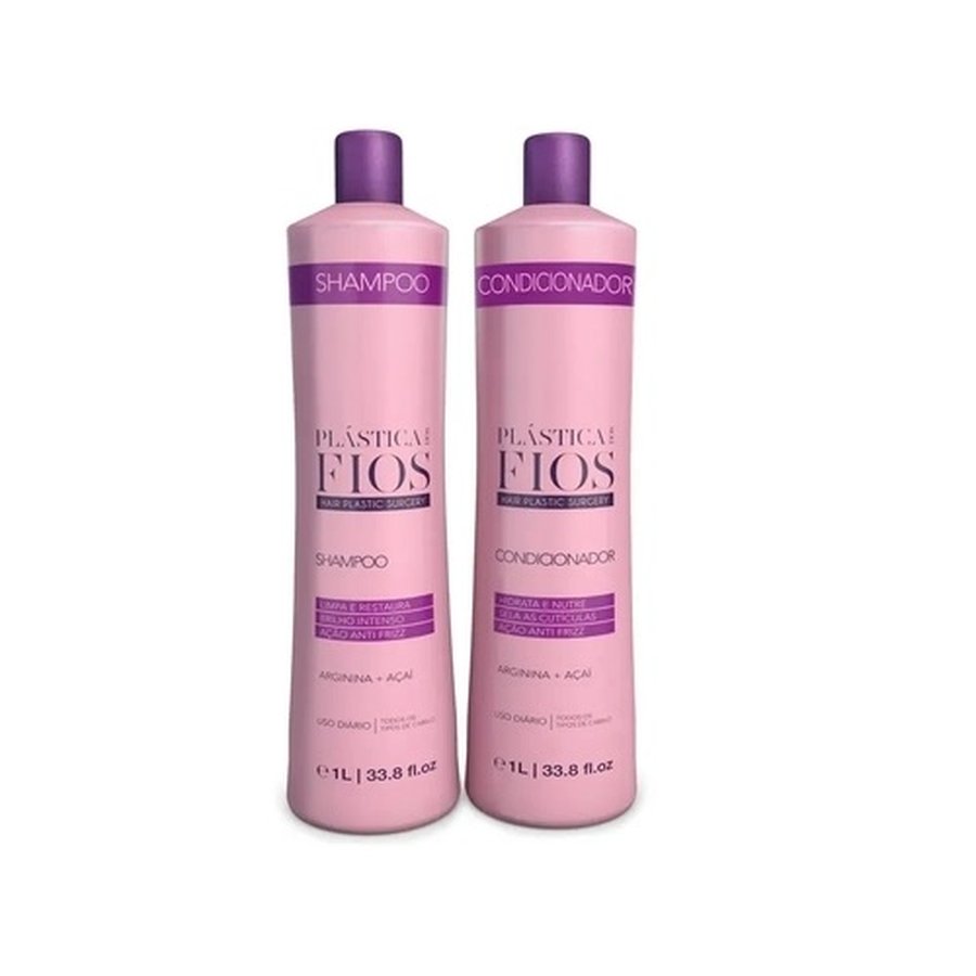 Cadiveu Plástica dos Fios Kit Duo Profissional Shampoo + Condicionador ...