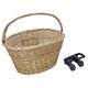 Cesta Cestinha de Vime para Bicicleta Retrô Vintage com Engate Universal Midori