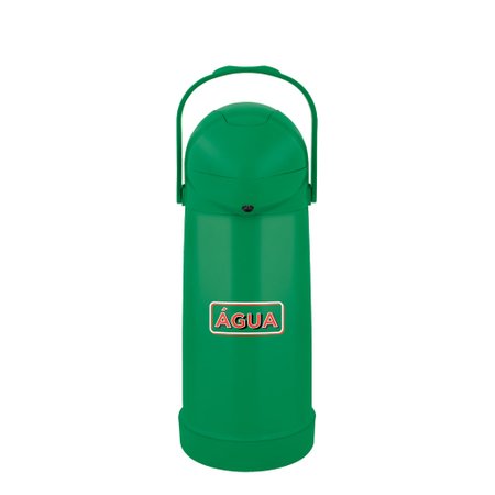 Garrafa Térmica Nobile Pressão Decorada 1 Litro Água Verde