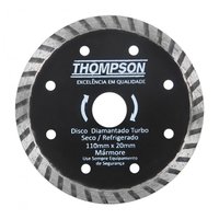 Disco Diamantado Turbo 110 mm x 20 mm Thompson