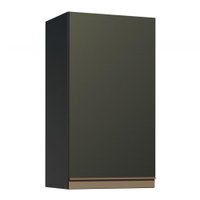 Armário de Cozinha Aéreo 35 cm 1 Porta Preto Reims Madesa