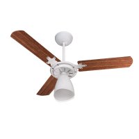 Ventilador de Teto Ventisol Wind Light 3 Pás Branco / Mogno
