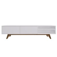 Rack BR105 Para TV até 60 Pol. 2 Portas CRM Branco