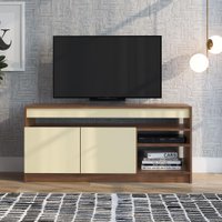 Closet Yes Com Cabideiro 3 Gavetas e 7 Prateleiras Nova Mobile - Montana - Off White com Madeirado