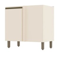Balcão Henn 1 Porta sem Tampo Connect C68 - Duna/Cristal