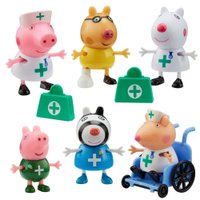 Peppa Pig Figuras Amigos Médicos e Enfermeiros - Sunny