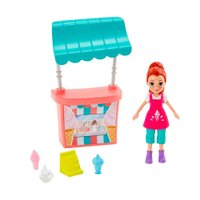 Polly Pocket Stand De Sorvetes Lila - Mattel