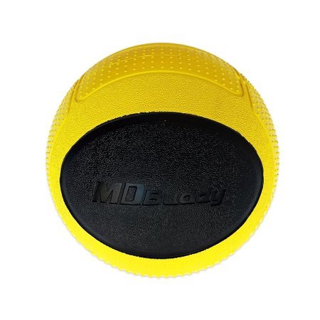 Bola para Exercicios Medicine Ball MD Buddy  MD1275 Amarelo 4kg