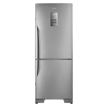 Refrigerador Panasonic BB53 Inverter Bottom Freezer 425L 2 Portas Aço Escovado Frost Free 220V NR-BB53PV3XB