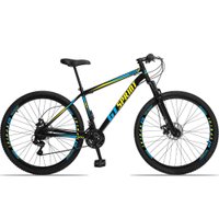 Bicicleta Gt Sprint Mx1 Disc T19 Aro 29 Susp. Dianteira 21 Marchas - Amarelo/azul