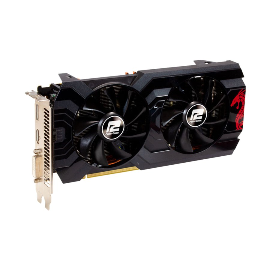 Placa de Vídeo PowerColor Red Dragon Radeon RX 570, 8GB, GDDR5, 256 ...