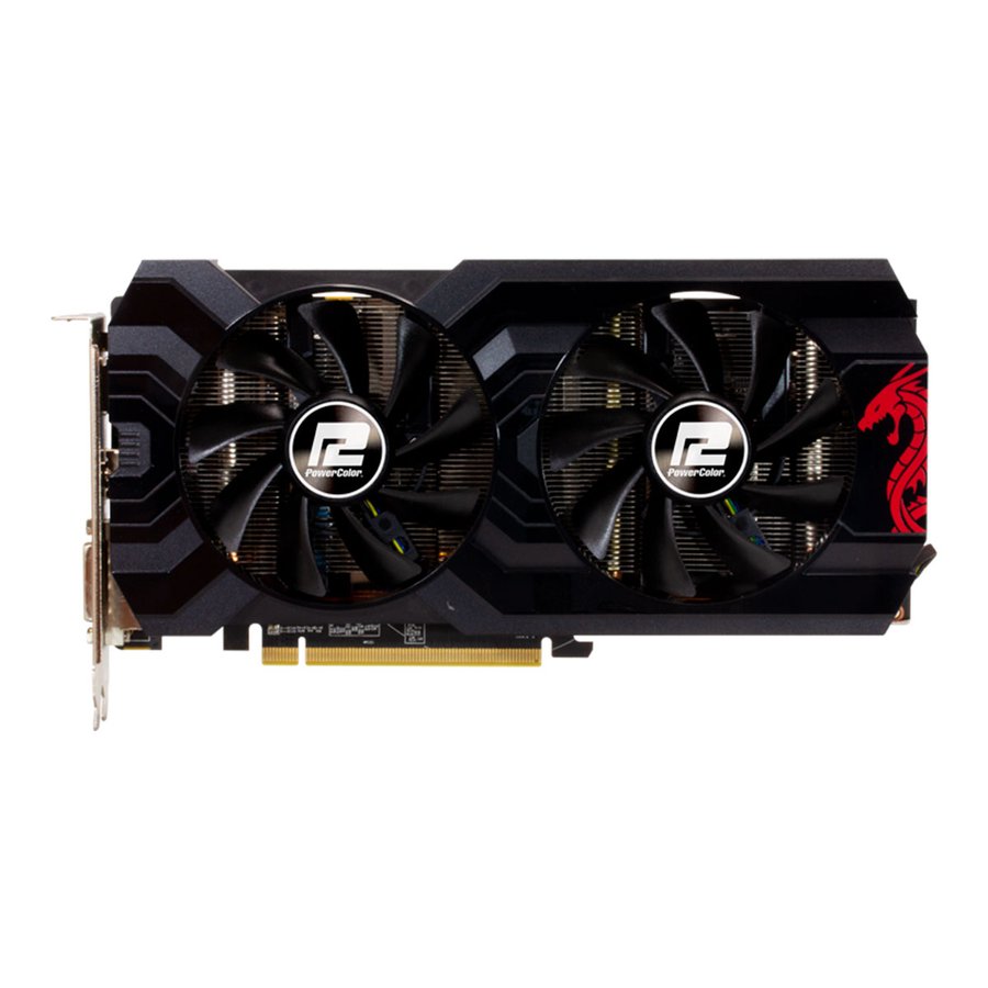 8gb Powercolor Radeon Rx 570 Red Dragon Aktiv Placa de Vídeo PowerColor Red Dragon Radeon RX 570, 8GB, GDDR5, 256