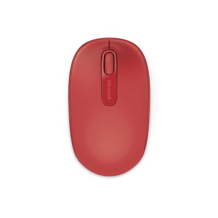 Mouse Microsoft Wireless 1850 3 Botoes Vermelho - U7z-00038