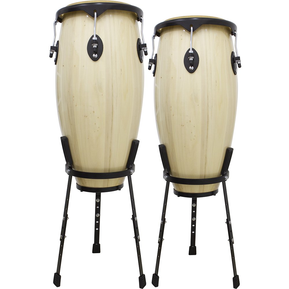 Par de Congas 11 e 12 com Suporte New York