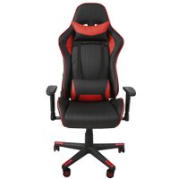 Cadeira Gamer Reclinável Predator Giratória - Preta com vermelho